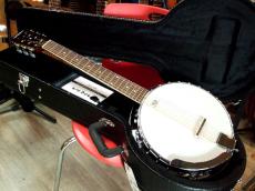 ARIA  SB-10G エレキバンジョー仕様　PU搭載 ハードケース付き　ギターバンジョー 　Guitar Banjo SB10G_7