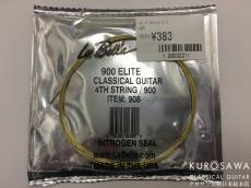 La Bella 【ネコポス or ゆうパケット対象商品】900 Elite Classical 908 4th 4弦 バラ弦【日本総本店2F在庫品】