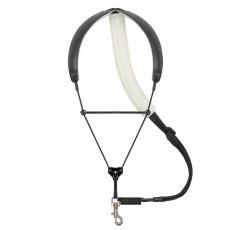 BREATHTAKING サクソフォンストラップ Lithe PremiumII-R ブラック/セーフティフック (Size:S)