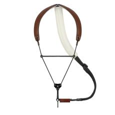 BREATHTAKING サクソフォンストラップ Lithe PremiumII-R ダークブラウン/ノーマルフック (Size:M)