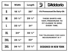 D'addario Ball End T-Shits - Black【Lサイズ】【アウトレット特価】_2