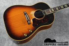 Gibson J-160E (1956) オリジナルブラウンケース付きのJ-160E!_14
