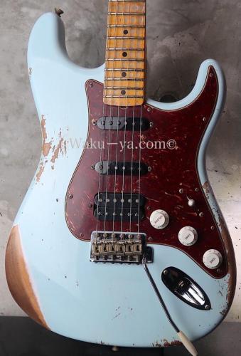 Fender Custom Shop  '62 Stratocaster S-S-H / Sonic Blue / Heavy Relic