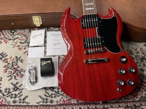 Gibson 【王道の一本】SG Standard '61 Stop Bar Vintage Cherry (#230240036) ≒3.00kg