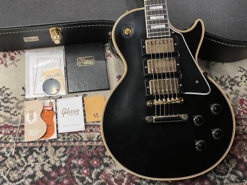 Gibson Historic Collection 1957 Les Paul Custom Reissue 3-Pickup VOS (#742318) Ebony