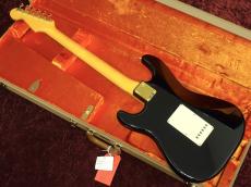 Fender Limited Edition American Vintage II '61 Stratocaster RW Black w/Gold Hardware_2