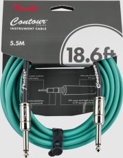 Fender Contour Series Instrument Cables Sherwood Green 18.6FT(5.5m)【楽器用ケーブル】【シールド】