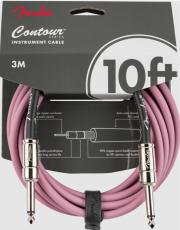 Fender Contour Series Instrument Cables Burgundy Mist 10FT(3m)【楽器用ケーブル】【シールド】
