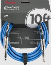 Fender Contour Series Instrument Cables Lake Placid Blue 10FT(3m)【楽器用ケーブル】【シールド】