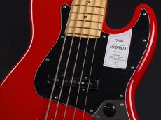Fender Made in Japan Hybrid II Jazz Bass V Maple Fingerboard ~Modena Red~_5