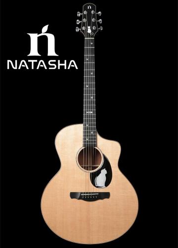 NATASHA CAT -Solid Sitka Spruce Top Layered Mahogany Back& Side-《アコギ》【Webショップ限定】