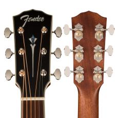 Fender PD-220E Dreadnought All Mahogany - Natural -_6
