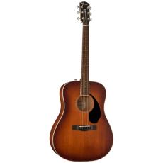 Fender PD-220E Dreadnought All Mahogany - Aged Cognac Burst -_3