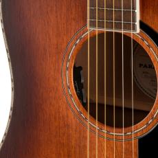 Fender PD-220E Dreadnought All Mahogany - Aged Cognac Burst -_4