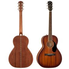 Fender PS-220E Parlor All Mahogany Ovangkol Fingerboard - Aged Cognac Burst -_2