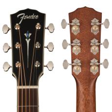 Fender PS-220E Parlor Ovangkol Fingerboard - 3-Tone Vintage Sunburst -_4