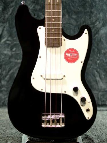 Squier by Fender 《未展示品!!》Sonic Bronco Bass -Black-【薄く軽量なボディ!!】