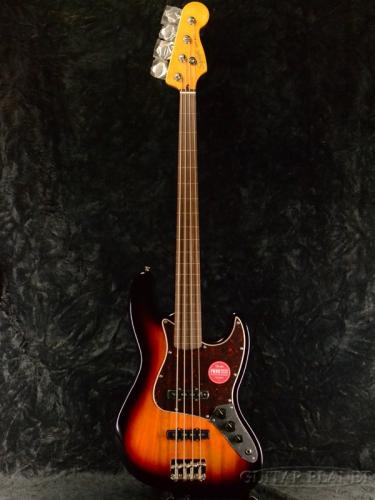 Squier by Fender Classic Vibe 60s Jazz Bass Fretless -3 Color Sunburst-《フレットレス》【オンラインストア限定】