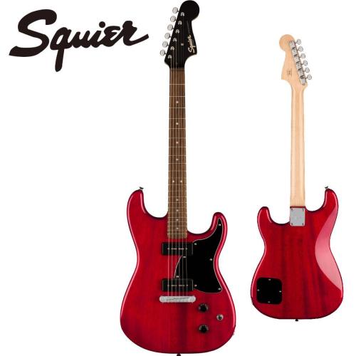 Squier by Fender Paranormal STRAT-O-SONIC -Crimson Red Transparent-【オンラインストア限定】