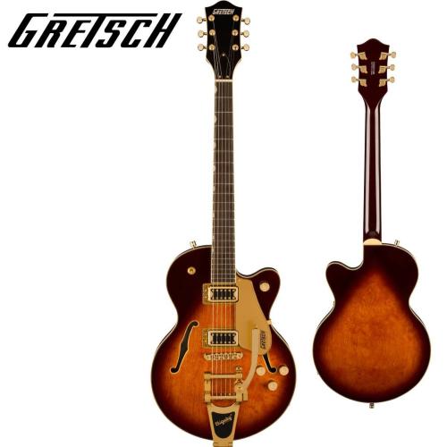 Gretsch G5655TG Electromatic Center Block Jr. w/Bigsby and Gold Hard -Single Barrel Burst