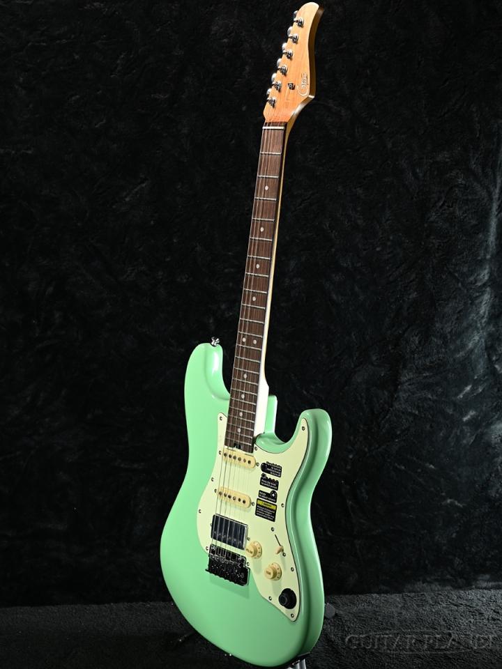 ギター Mooer GTR S800 Green MOOER GTRS S800 -Green-《エフェクター/アンプモデル内蔵ギター