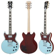 D'Angelico Premier Brighton -Sky Blue Top Natural Mahogany Back and Side-【オンラインストア限定】_2