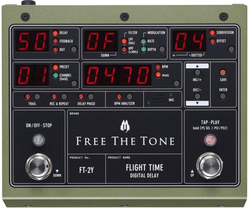 Free The Tone FLIGHT TIME FT-2Y《ディレイ》【オンラインストア限定】
