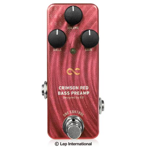 One Control Crimson Red Bass Preamp《ベースプリアンプ》【オンラインストア限定】