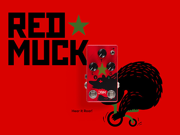 JAM Pedals Red Muck mk.2 ファズ/ディストーション【ハンドメイド