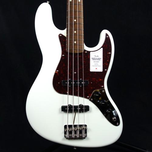 Fender Made in Japan Traditional 60s Jazz Bass Olympic White