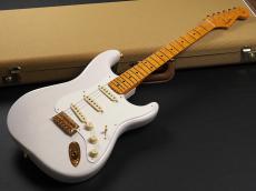 Fender Limited Edition American Vintage II 1957 Stratocaster Flame Maple Fingerboard ~White Blonde~_2