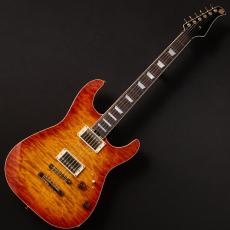 Kz Guitar Works Kz SS-1 Custom Quilt Maple Bengal Tiger Honey Burst