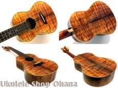 KoaWorks テナー フルカスタム プレミアムグレードカーリーコア #146 中古委託ウクレレ_3