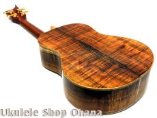 KoaWorks テナー フルカスタム プレミアムグレードカーリーコア #146 中古委託ウクレレ_9