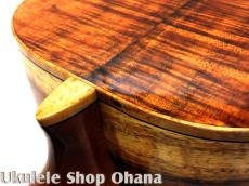 KoaWorks テナー フルカスタム プレミアムグレードカーリーコア #146 中古委託ウクレレ_15