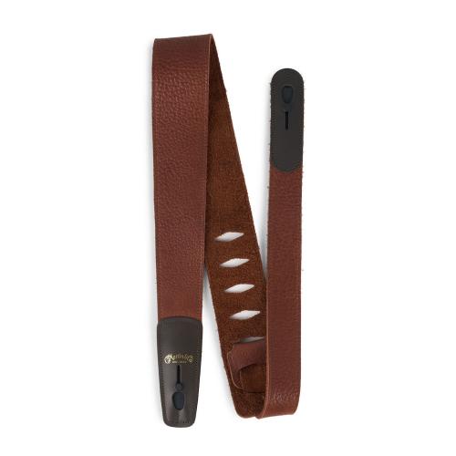 Martin Buffalo Leather Lock-it Straps Tan 18A0142【ギターストラップ】