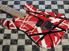 EVH Striped Series Red with Black Stripes_3