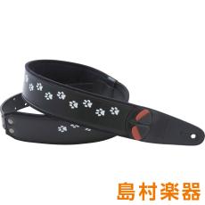 Righton! STRAPS BLACK CAT ブラック ストラップ ギター・ベース用ストラップ