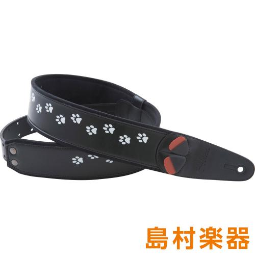 Righton! STRAPS BLACK CAT ブラック ストラップ ギター・ベース用ストラップ