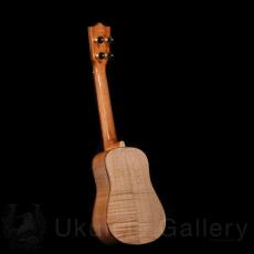 KOU ukulele Soprano LN Bell shape  - Curly Maple -_4