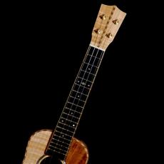 KOU ukulele Soprano LN Bell shape  - Curly Maple -_12