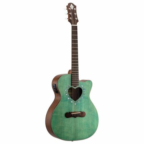ZEMAITIS CAF-90HCW, Forest Green Abalone