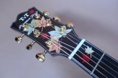 Terry's Terry Premium Terry PTJ-100 MS 45th Anniversary “ Momiji ”/ Abalone Momiji  Inlay・Spruce Top・Indian Rosewood Side and Back・Ebony Finger Board・Tortoise Pick guard 【With Original Case】 2018年製_8