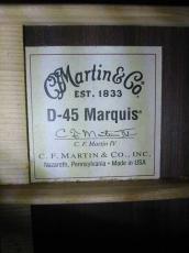 Martin D-45 Marquis / Vertical Logo・Waverly Peg・Golden Era D-45 Snowflake Inlay・Solid Adirondack Spruce Top・Solid East Indian Rosewood Side and Back【With Original Hard Case】2007年製_9