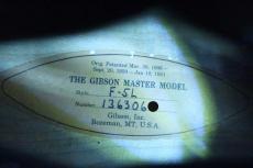 Gibson F-5L Master Model / One Owner Collection・Fern  Head Inlay・ Solid Spruce Top・Solid Flamed Maple Side and Back・Flamed Maple Neck・Script Inlay Logo・Gold Original peg・Ebony Fingerboard・Cremona Burst Lacqu_16