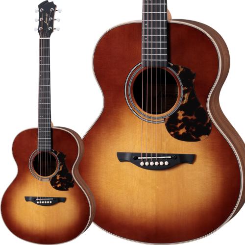 James J-300A II Violin Sunburst アコースティックギター トップ単板 アジャスタブルサドル 簡単弦高調整J-300AI