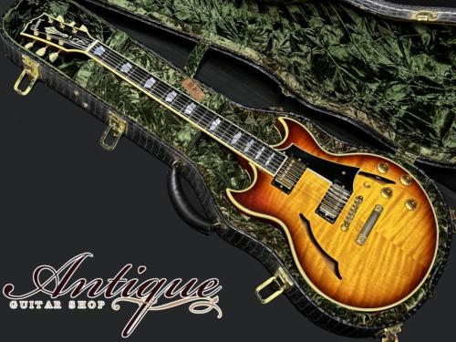 Gibson Custom Shop Johnny A Signature Hollowbody 2003 Sunset Glow Sunburst w/Custom Orderd Stoptail Spec 2.88kg #JA020 Near-Mint & Full-Origianl w/OHC "One Owner & First Year Rare Spec"