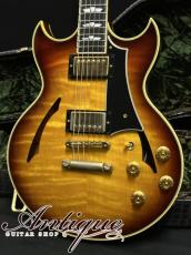 Gibson Custom Shop Johnny A Signature Hollowbody 2003 Sunset Glow Sunburst w/Custom Orderd Stoptail Spec 2.88kg #JA020 Near-Mint & Full-Origianl w/OHC "One Owner & First Year Rare Spec"_2