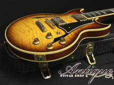 Gibson Custom Shop Johnny A Signature Hollowbody 2003 Sunset Glow Sunburst w/Custom Orderd Stoptail Spec 2.88kg #JA020 Near-Mint & Full-Origianl w/OHC "One Owner & First Year Rare Spec"_6