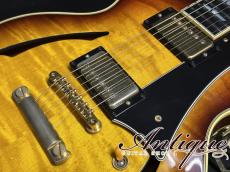 Gibson Custom Shop Johnny A Signature Hollowbody 2003 Sunset Glow Sunburst w/Custom Orderd Stoptail Spec 2.88kg #JA020 Near-Mint & Full-Origianl w/OHC "One Owner & First Year Rare Spec"_7